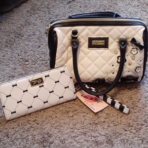 Betsey Johnson purse and wallet